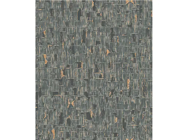 tapet gri inchis cu detalii metalice bej