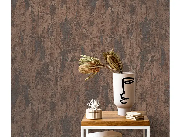 tapet hol decorativa maro