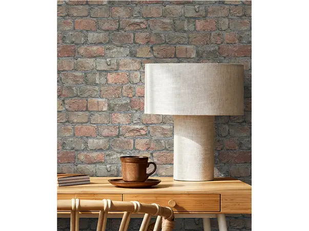 tapet imitatie caramida vintage