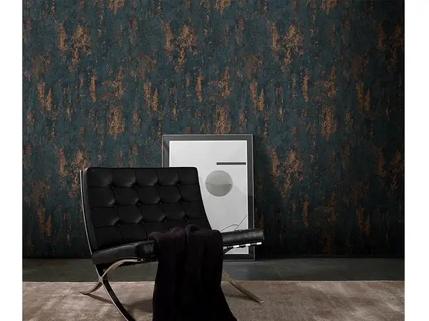 tapet imitatie decorativa antracit bronz