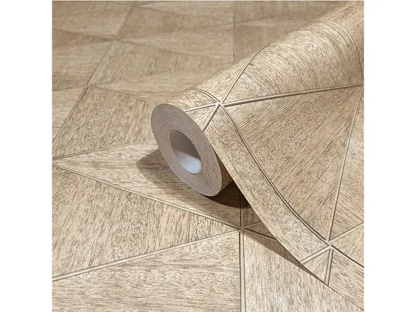 tapet imitatie panou lemn marburg travertino 33359