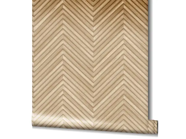 tapet imitatie placaj lemn bej