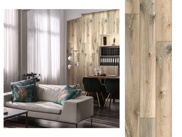 tapet imitatie placaj perete din lemn