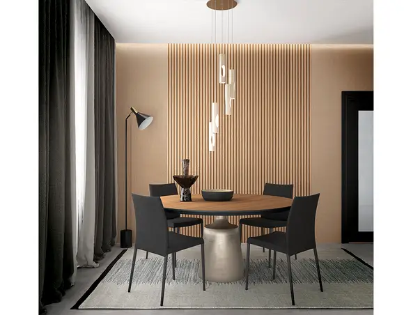 tapet imitatie riflaje din lemn