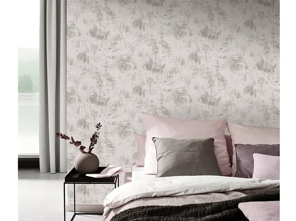 tapet living decorativa bej nisipiu