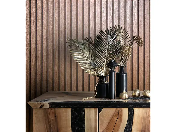 tapet living dungi maro metalic