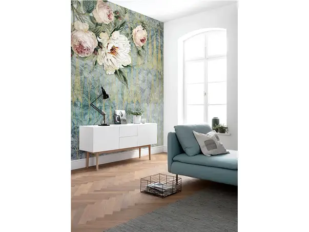 tapet living floral la rosa