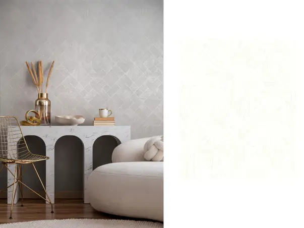 tapet living gri sidefat