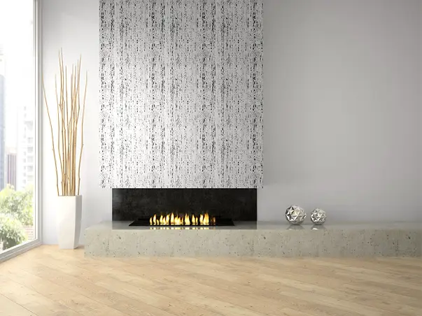 tapet living model imitatie piatra gri stilizata