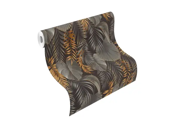 tapet living negru rasch