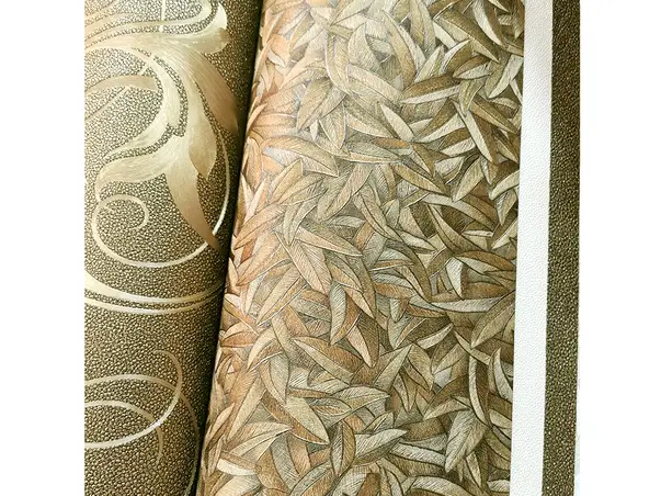 tapet lux efect metalic auriu