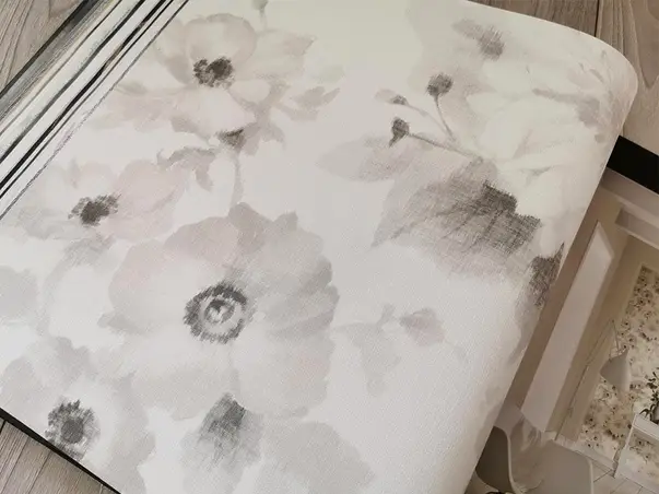 tapet model floral gri erismann