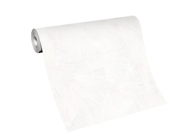 tapet modern alb cu model geometric erismann