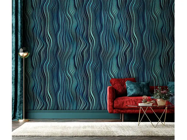 tapet modern albastru marburg 46985