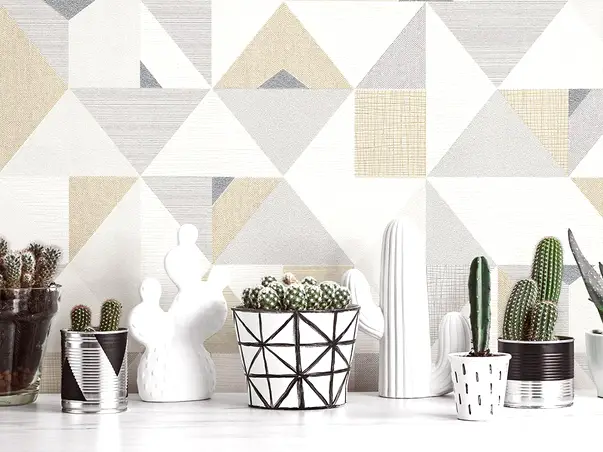 tapet modern bej gri