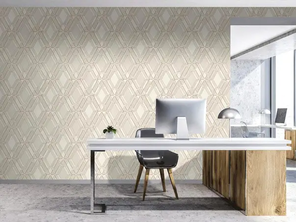 tapet modern bej reflets l77807