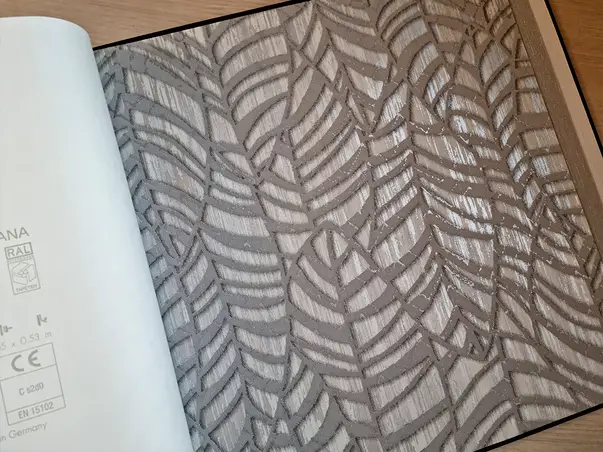 tapet modern gri argintiu