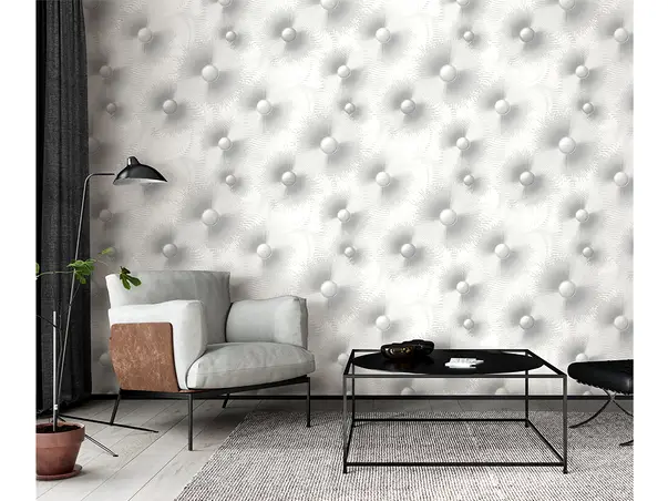 tapet modern gri argintiu elle decoration 1019131