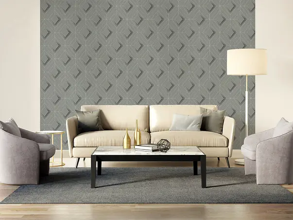 tapet modern gri ugepa model geometic galactik l61409