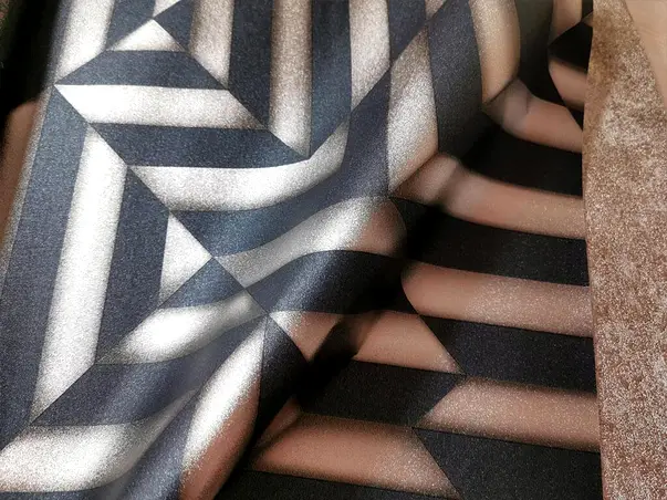 tapet modern negru auriu L85809