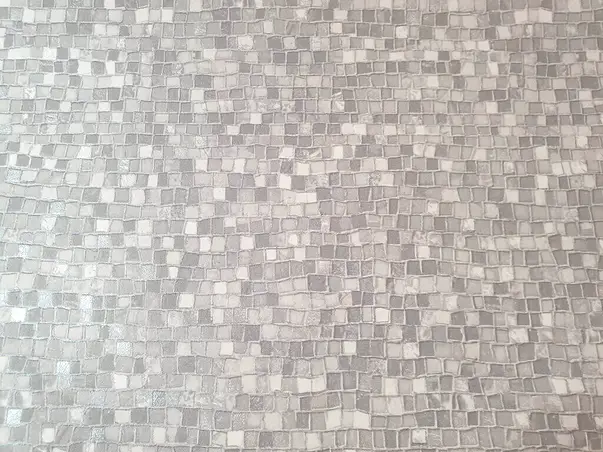 tapet mozaic gri reflets l78409