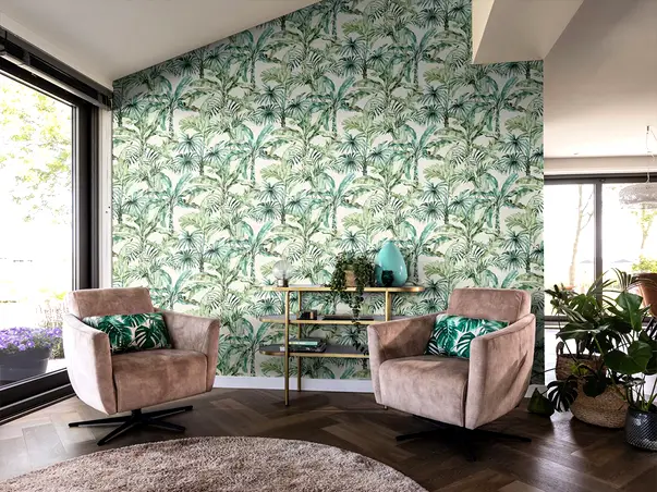 tapet plante verzi rasch 485240