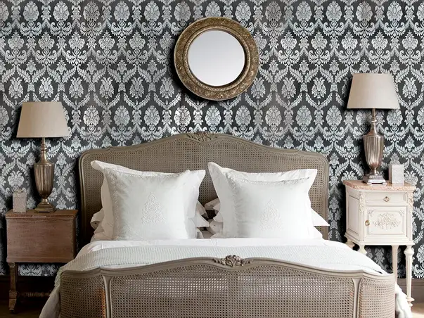 tapet pvc autoadeziv elegant sotti argintiu folina