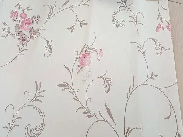 tapet pvc autoadeziv flori roz sofia