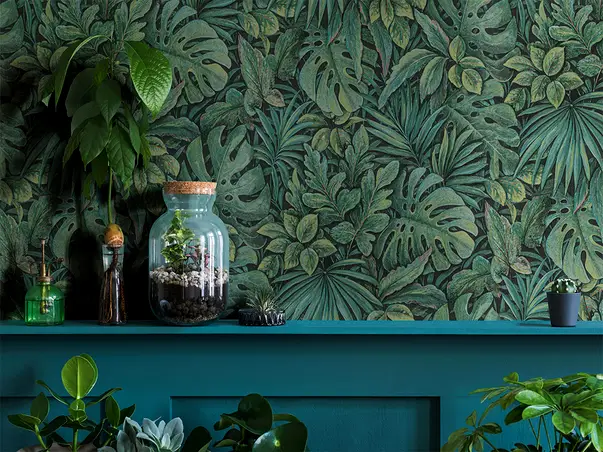 tapet verde marburg botanica 33304