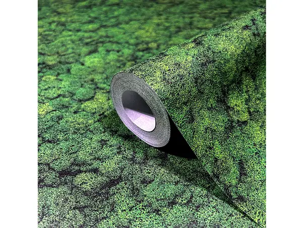 tapet verde marburg ce imita aspectul unui zid cu muschi