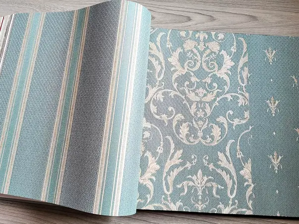 tapet verde menta colectia ornamenta limonta