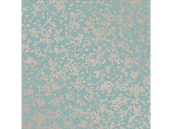 tapet vernil cu model floral argintiu ugepa