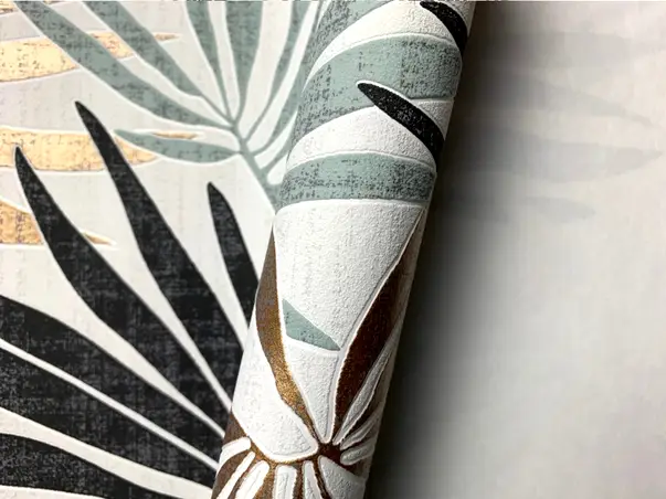 tapet vlies cu model frunze rasch 535433