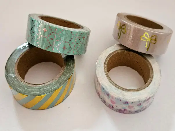 washi tape folina mix 12 cu 4 role in set
