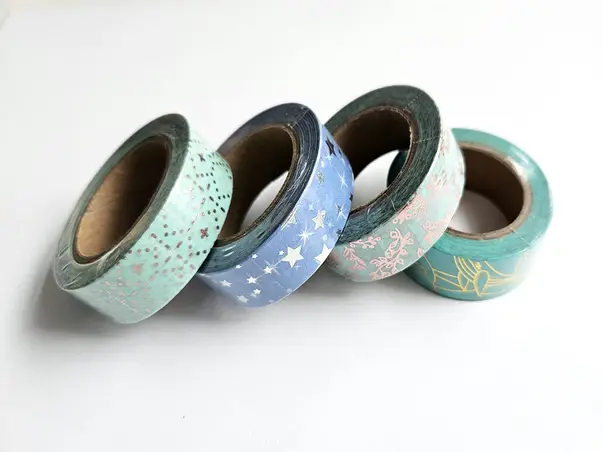 washi tape folina modele turcoaz