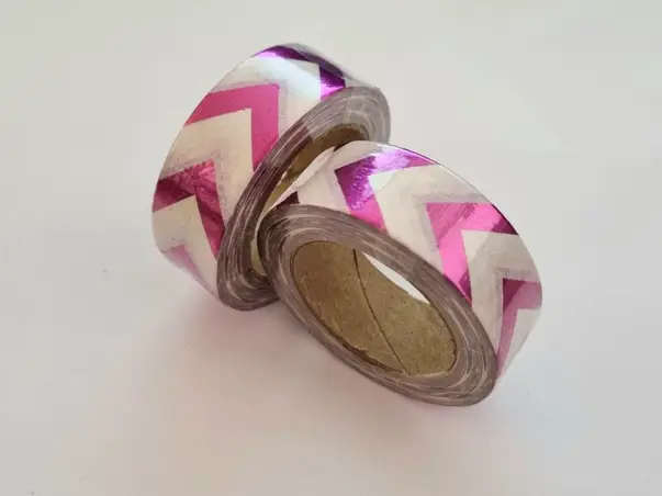washi tape metalic