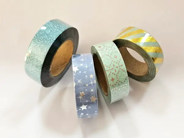 washi tape modele albastre