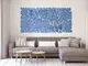 Oglinda-decorativa-Flower-Blossom-albastra-9470