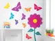 Sticker-educativ-pentru-copii-model-floare-cu-fluturi-color-v3-9696