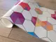 autocolant-decorativ-hexagoane-colorate-5744