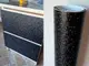 autocolant negru model fagure aspect mat