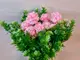 buchet-flori-artificiale-roz-cu-plante-verzi-2127