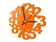 ceas-decorativ-office-portocaliu-7151
