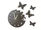 ceas-sticla-acrilica-neagra-fluturi-2055