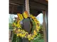 coronita-decorativa-folina-flori-artificiale-galbene-25-cm-6706