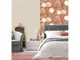 decor-dormitor-cu-tapet-floral-portocaliu-9400