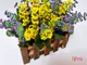 decoratiune-flori-mov-si-galbene-folina-3998