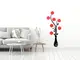 decoratiune-perete-vaza-cu-flori-rosii-1202