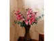 flori artificiale inalte magnolii roz