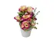 flori-artificiale-roz-in-vas-metalic-alb-2046
